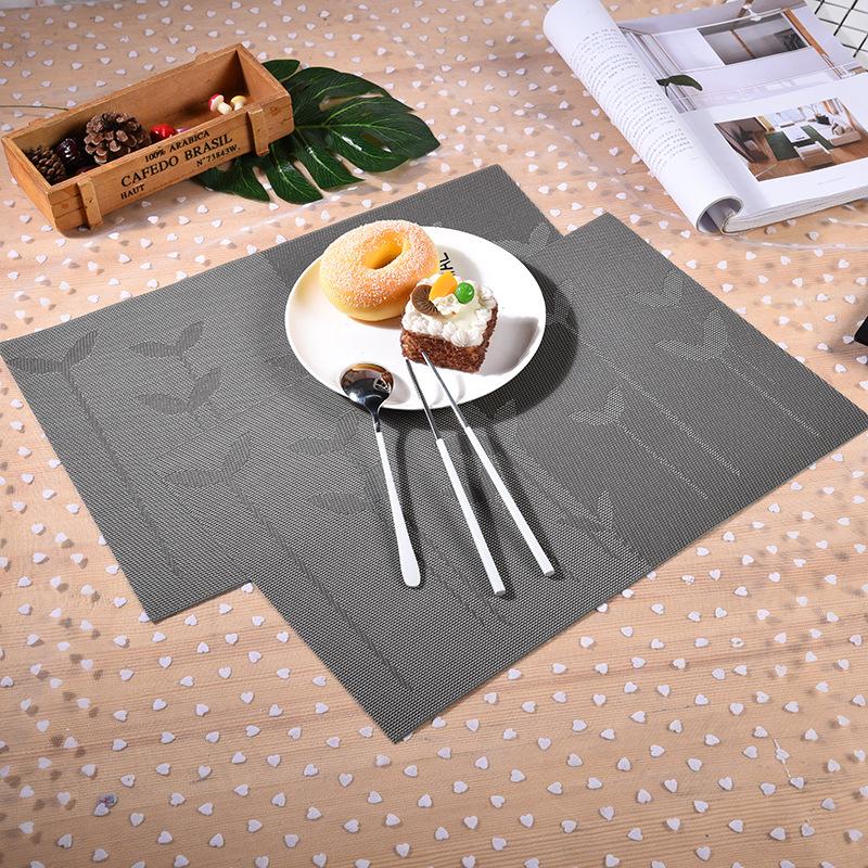 厂家批发pvc防水餐垫 创意防滑西餐垫隔热杯垫家居餐具用品定制产品图