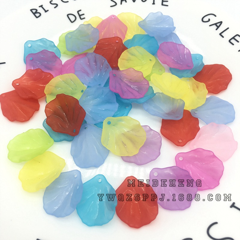 Ancient court hairpins, frosted small shells, flowers, leaves, hairpins, Hanfu accessories, DIY accessories, earrings, pendants Application Scenario