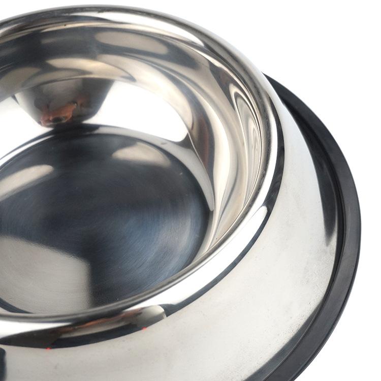 Stainless steel dog bowls, pet bowls, online wholesale dog bowls, dog basins, cat basins, anti-knock dog food utensils Specification image