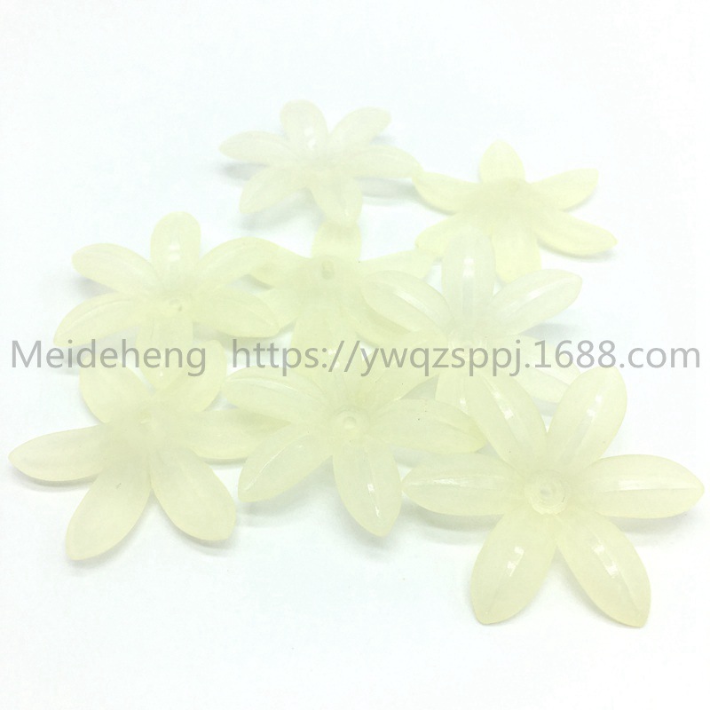 Yiwu frosted flower and leaf six-leaf flower bride's updo, handcrafted hair flowers, hair hairpins, Korean-style wedding hair accessories, earrings and accessories undefined