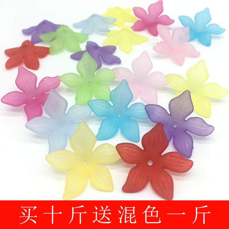 Bride's headwear, ancient-style hairpin accessories, diy jewelry processing, frosted flower head flower materials and accessories, Taobao wholesale Application Scenario