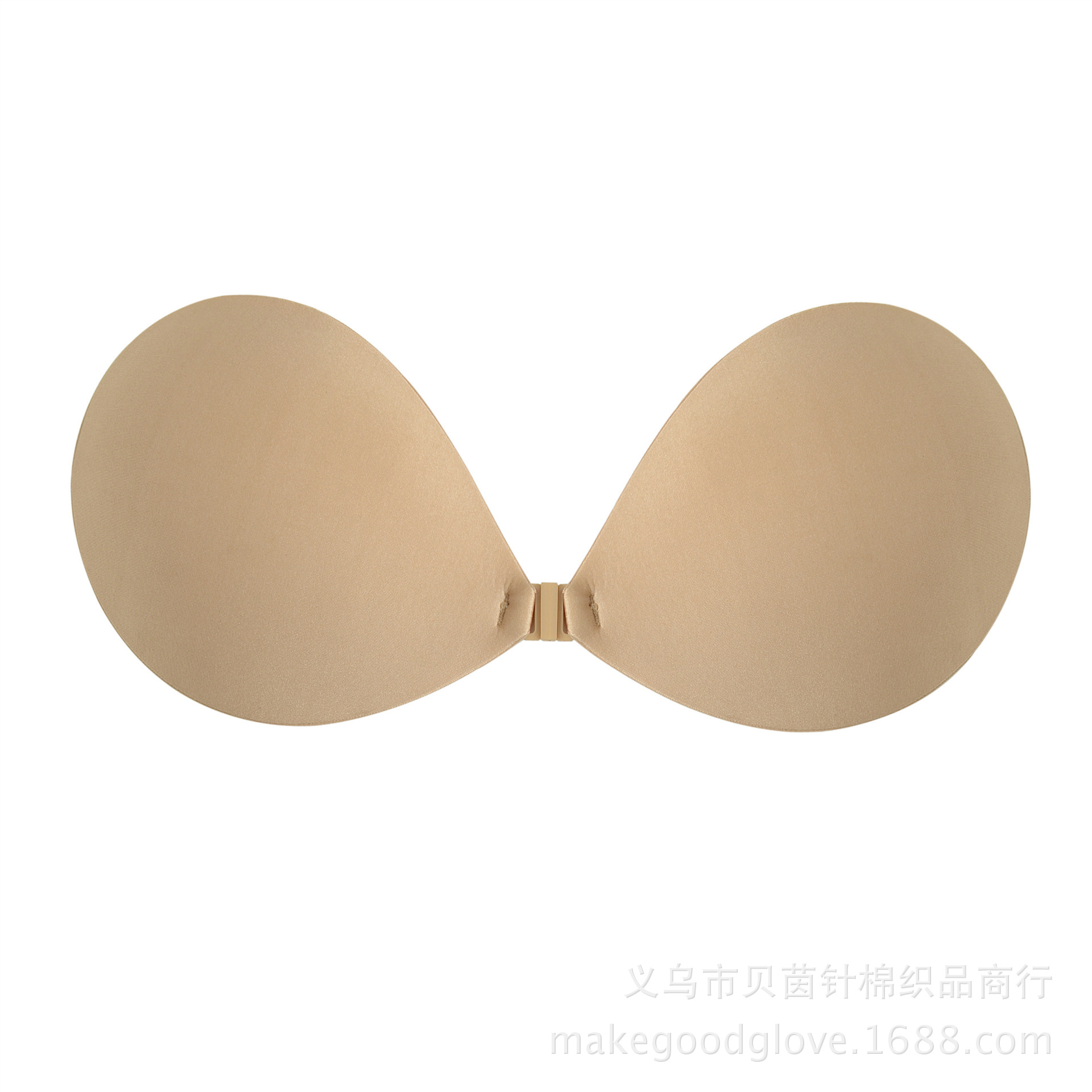 New super cohesive and super sticky invisible bra for wedding photos with round cup bio-glue breast stickers Application Scenario