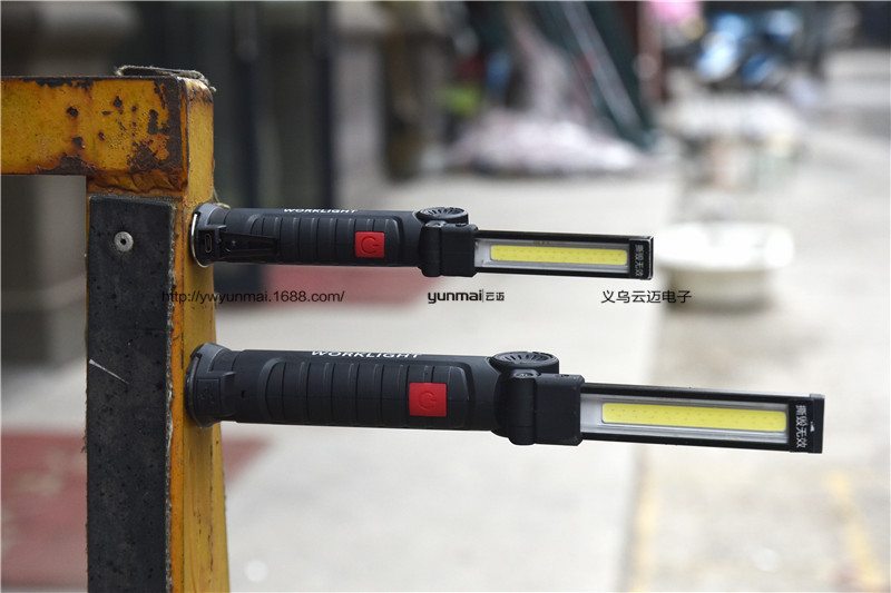 175 crossover especial 360° plegable USB recargable COBLED luz de trabajo luz roja luz brillante linterna de emergencia luz de revisión Item Picture