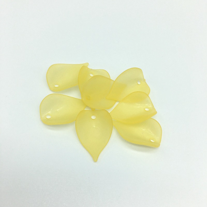 Handmade hair accessory material: acrylic matte flower petal hairpin headwear accessory, ancient-style walking bun headwear accessory undefined