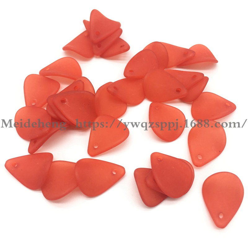 Ancient-style palace flower hairpins, leaf hair accessories, diy acrylic frosted flower headwear materials, colorful fan-shaped petals undefined