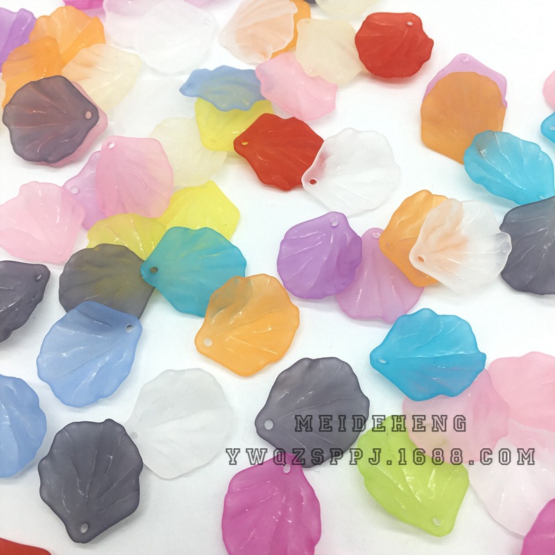 Ancient court hairpins, frosted small shells, flowers, leaves, hairpins, Hanfu accessories, DIY accessories, earrings, pendants