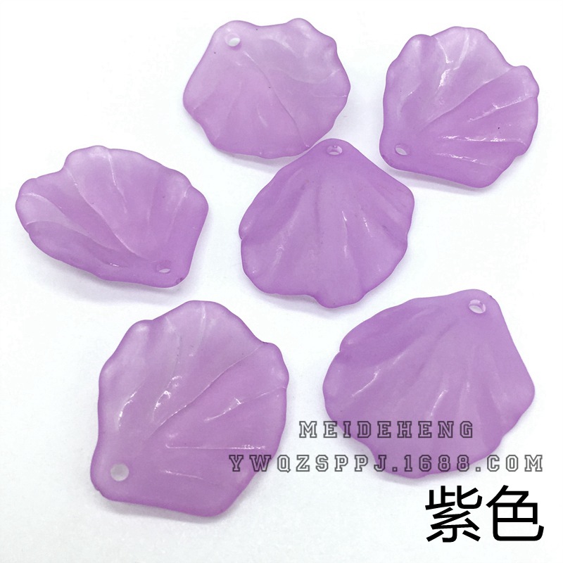 Ancient court hairpins, frosted small shells, flowers, leaves, hairpins, Hanfu accessories, DIY accessories, earrings, pendants undefined
