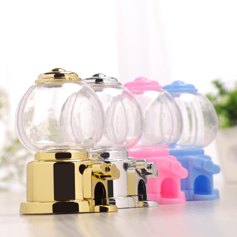 Wedding products: Wedding creative gumball machine, wedding candy box, plastic candy machine, children's toys, rotating gumball machine, stationery, gift packaging details Picture