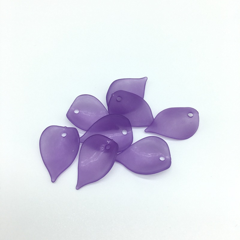 Handmade hair accessory material: acrylic matte flower petal hairpin headwear accessory, ancient-style walking bun headwear accessory undefined