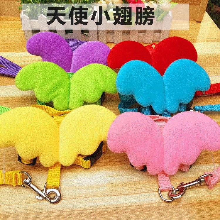 Angel Wings cat leash Candy color adjustable cat leash to keep your cat out of the leash Specification drawing