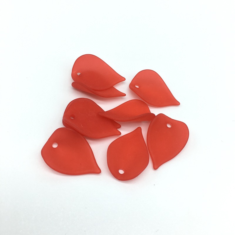 Handmade hair accessory material: acrylic matte flower petal hairpin headwear accessory, ancient-style walking bun headwear accessory undefined