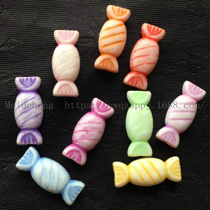 Yiwu Meideheng handmade beaded accessories and ornaments materials: colorful washed beads, flowers, heart-shaped fish, candy beads Item Picture