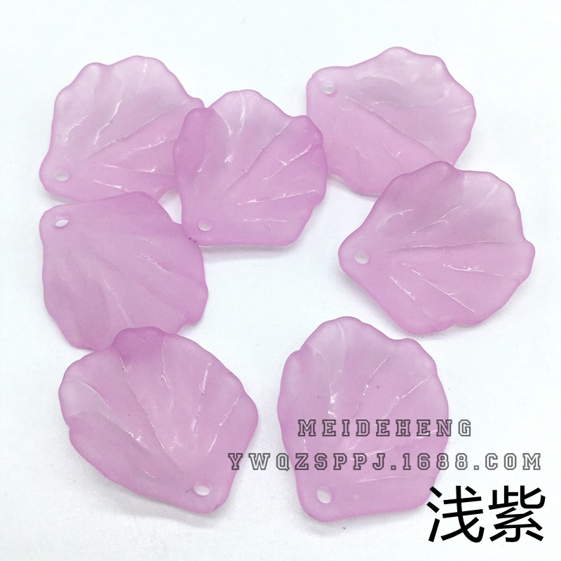Ancient court hairpins, frosted small shells, flowers, leaves, hairpins, Hanfu accessories, DIY accessories, earrings, pendants undefined