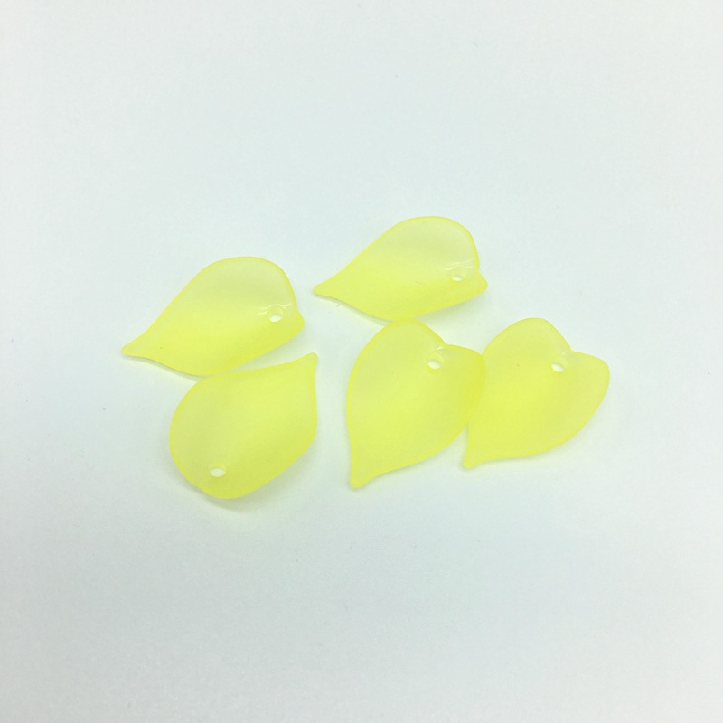 Handmade hair accessory material: acrylic matte flower petal hairpin headwear accessory, ancient-style walking bun headwear accessory undefined
