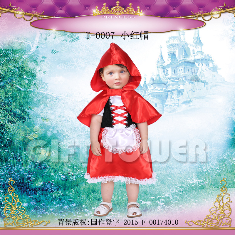 Hwan-woo's fairy tale baby costume cosplay plant costume ball costume T-0007 Little Red Riding Hood role-playing costume