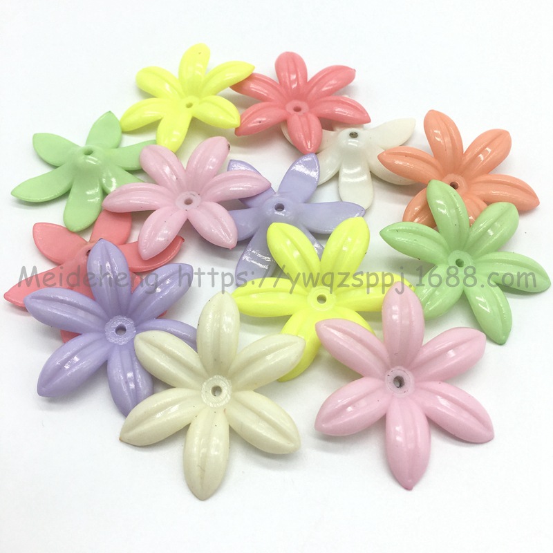Candy-colored solid color, flower leaf, Daisy, six-leaf flower, bride's updo, handcrafted hair hairpin, Korean-style wedding hair accessory undefined