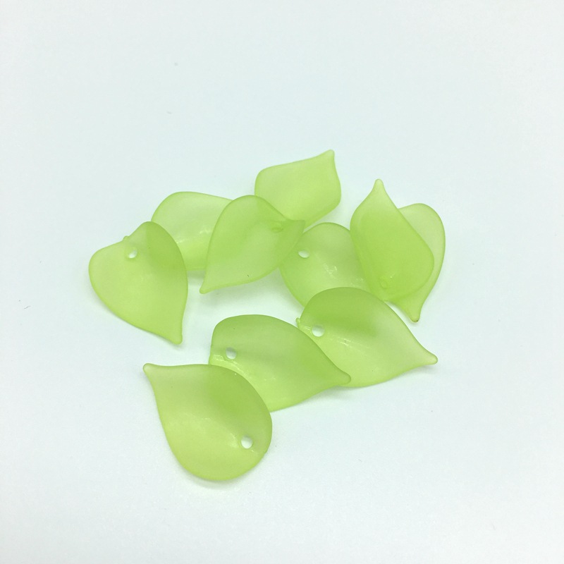 Handmade hair accessory material: acrylic matte flower petal hairpin headwear accessory, ancient-style walking bun headwear accessory undefined