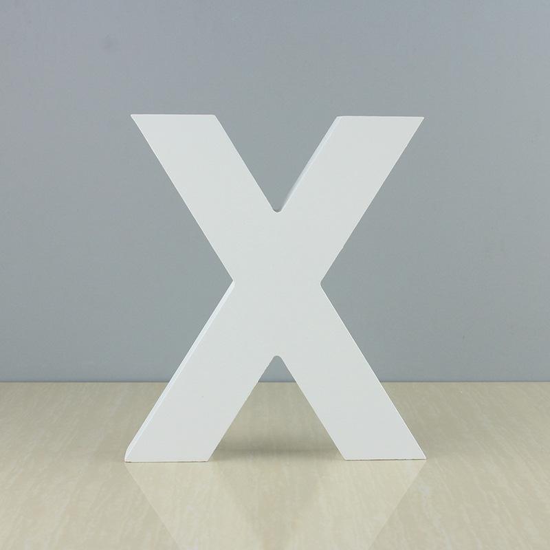 【 Small white 】 Manufacturers custom creative wall hanging wood English letter home decoration shooting props