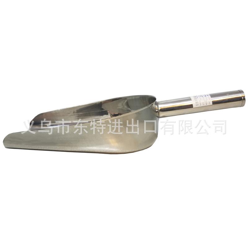 Non-magnetic stainless steel flat-bottomed flour spatula, tea multi-purpose ice spatula, kitchen ice maker special coarse grain spatula Specification image