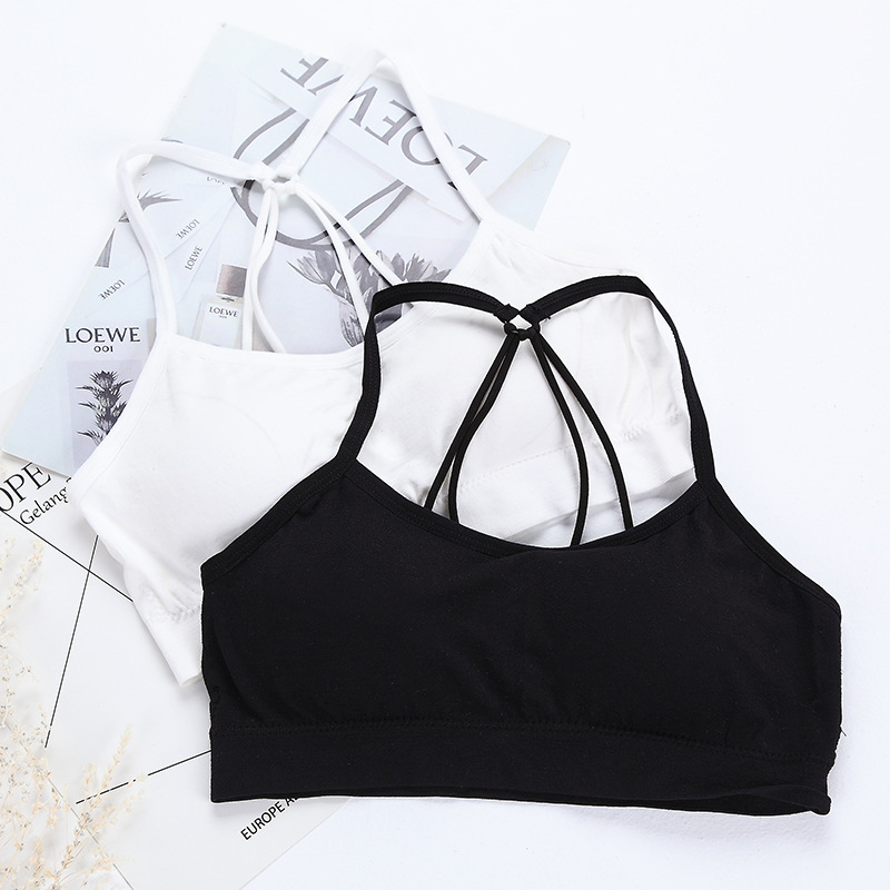 All-season sexy parachute beauty back wrap bra, anti-glare, moisture-wicking, comfortable and breathable sports bra