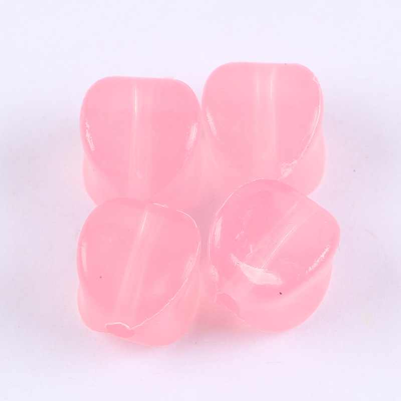 Acrylic diy bead material, handcrafted tissue box beads, 10mm jelly beads, four-corner beads, loose beads wholesale undefined
