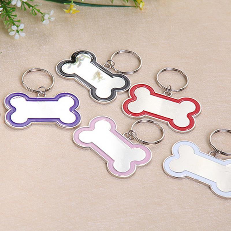Pet supplies, pet supplies, direct sales from Fengpei Foreign Trade Factory. Zinc alloy dog tag accessories, bone-shaped pet tag pendants, anti-loss identity tags Item Picture