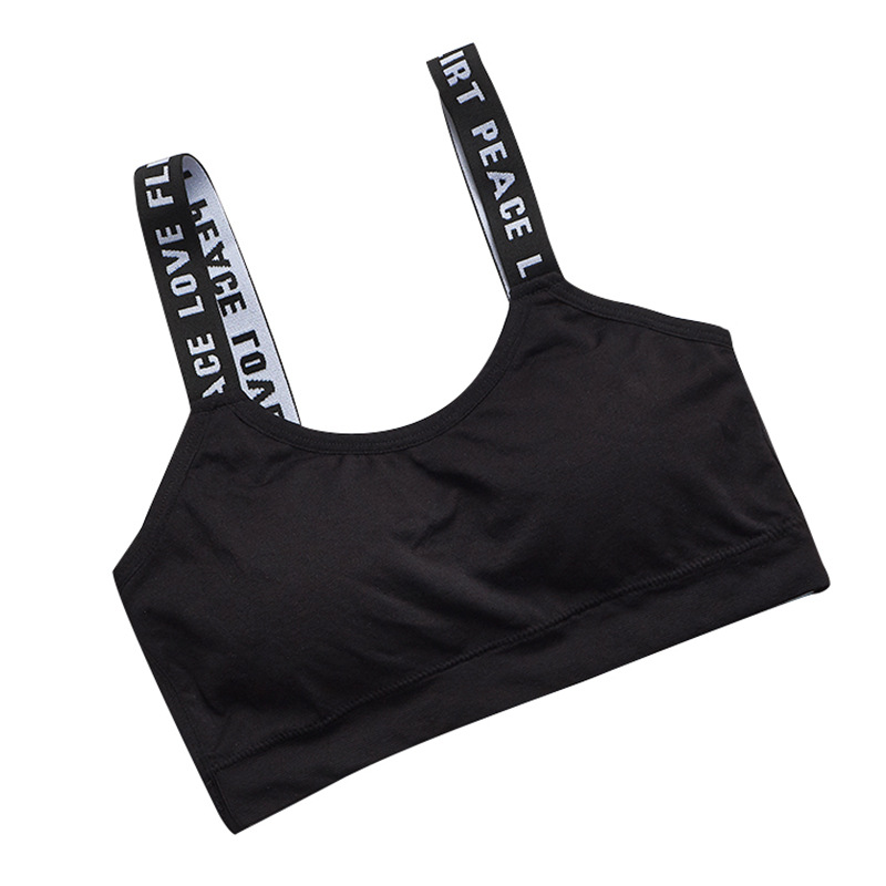 New seamless strapless undergarments without steel rings, with letters, comfortable base and sporty halter tops, sold directly by the manufacturer for women Item Picture
