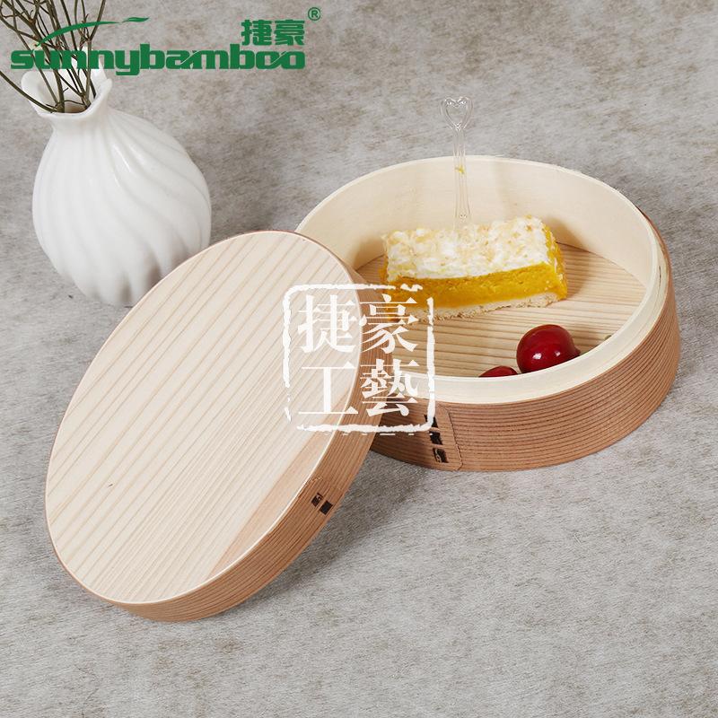 2018 Hot Japanese wooden single-layer bento box wooden lunch box tableware hot sale student lunch box wholesale