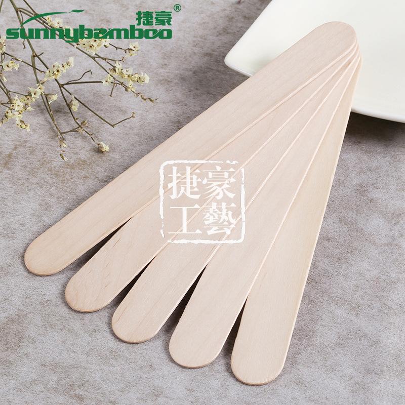 Large-sized log clinic care tongue depressor, disposable wooden tongue depressor, oral examination, handcrafted tongue depressor details Picture