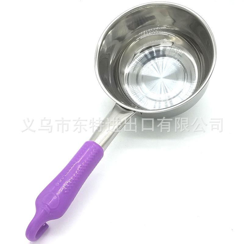 Factory direct sales of stainless steel water spoons, thickened water ladles, long-handled water ladles, porridge and soup ladles, long-handled soy milk ladles, soup shells, kitchenware Item Picture