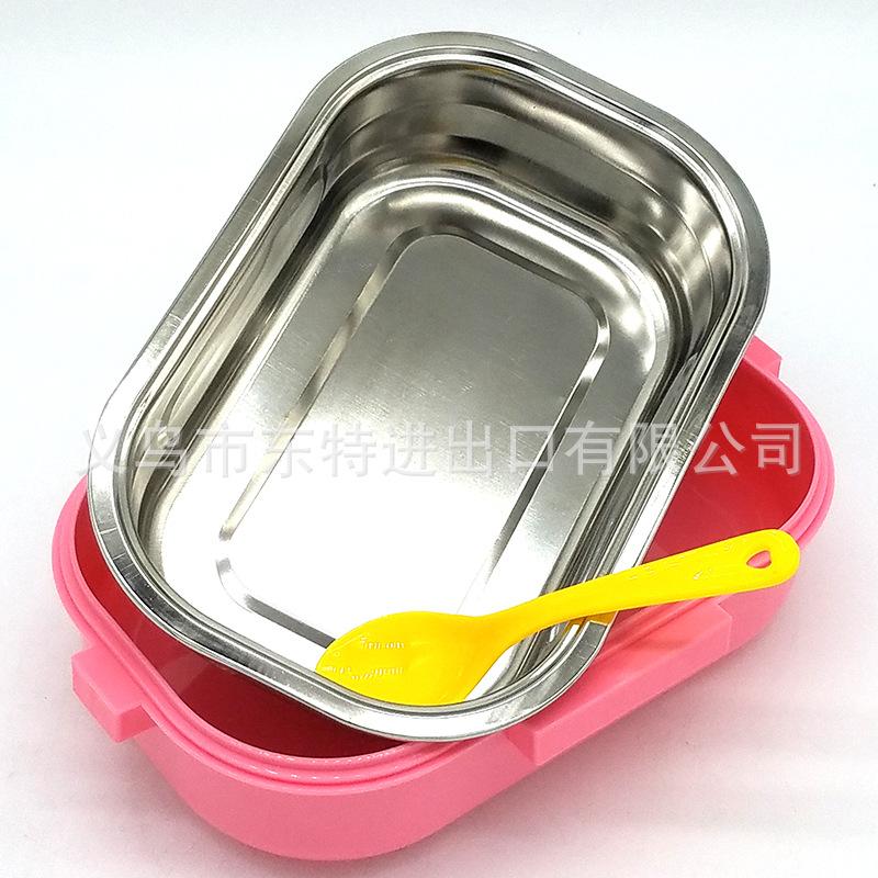 Factory direct sales of 750ml stainless steel lunch boxes, cartoon bento boxes, children and students' food compartments, sealed and anti-overflow lunch boxes Item Picture