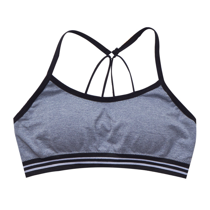 Factory direct sales: Sexy, breathable back, chest-hugging, no steel rings, comfortable base, yoga, running, sweat-absorbing sports underwear for women Item Picture