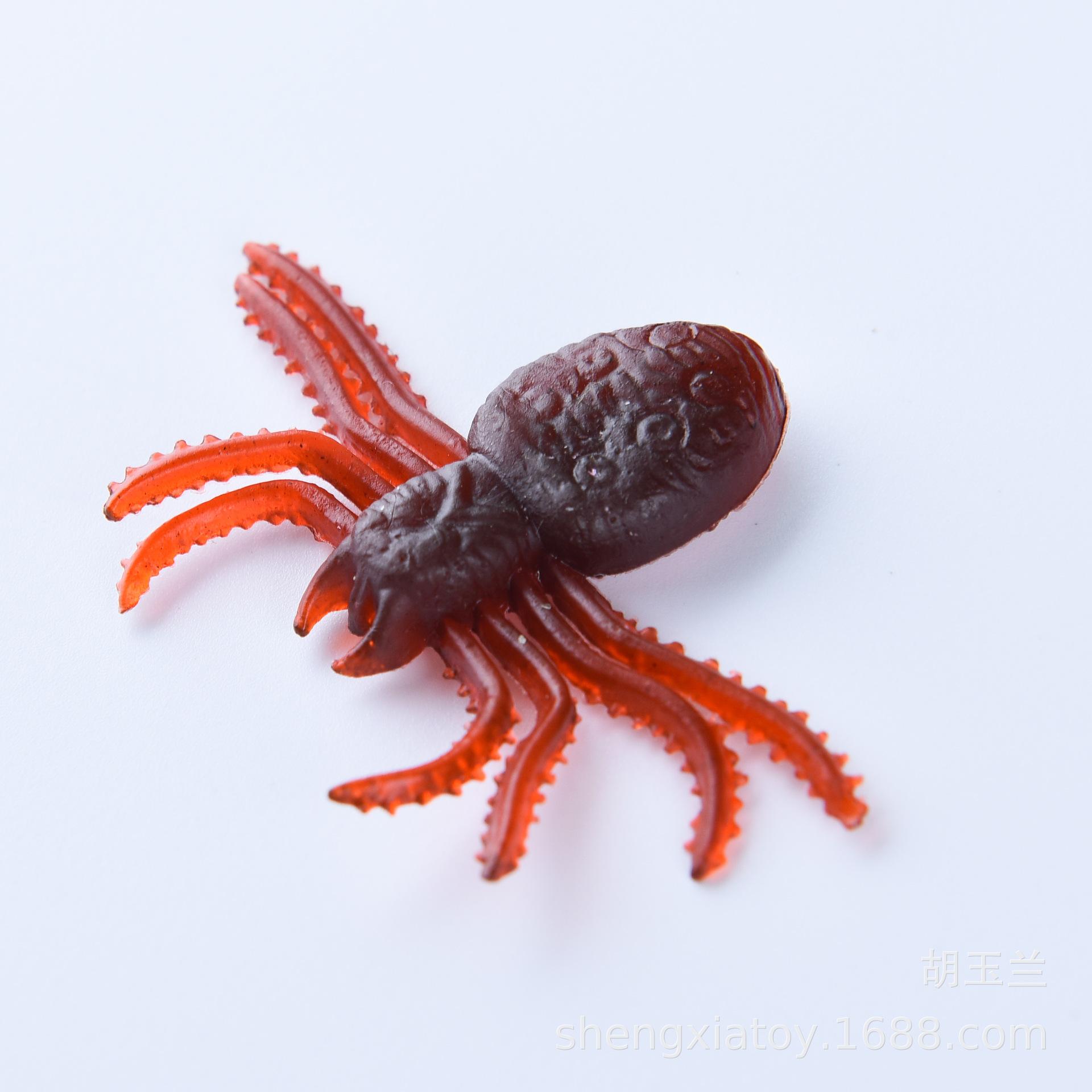 Cross-border Halloween fun prank simulation spider model toy April Fool's Day prank simulation insect prank toy Specification image