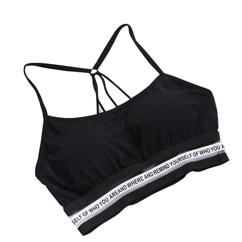 2020 New Parachute Girl's beautiful back and chest wrap, comfortable without steel rims, anti-glare, adjustable breathable sleep bra Item Picture