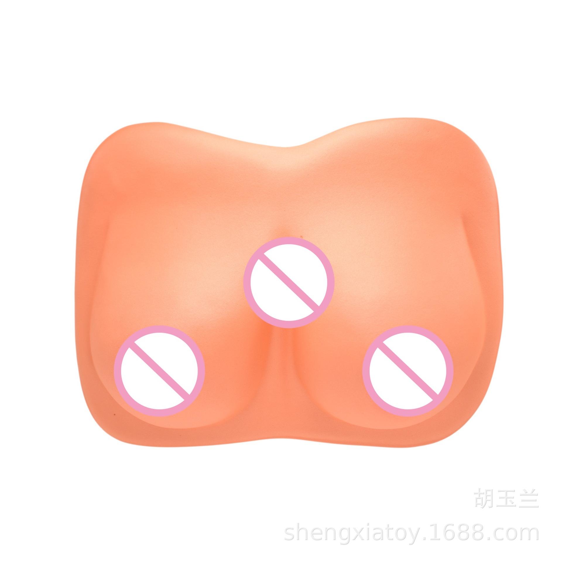 跨境亚马逊万圣节装扮仿真胸部女 婚庆整蛊接亲游戏道具假胸部