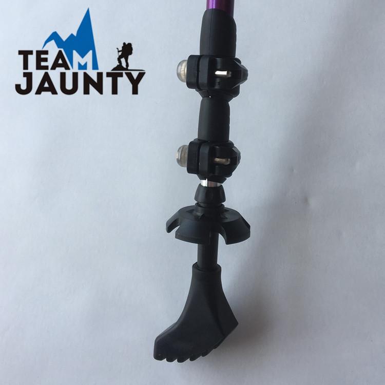 通用登山杖脚套行走杖配件户外徒步登山杖防滑鞋型脚套手杖配件产品图