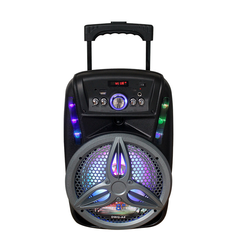 厂家直销 便携式拉杆电瓶音响户外蓝牙音箱广场舞促销活动音响