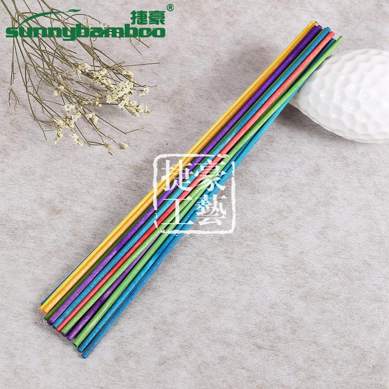 木质工艺多种规格彩色木棒美妆美容棒指甲美甲清洁棒可定制批发