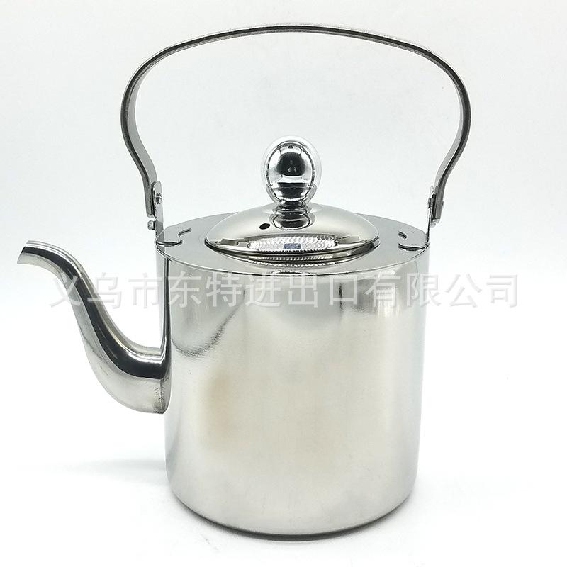 Factory direct sales of stainless steel water kettles, straight cylinder single-handle kettles with spouts, thickened high-end kettles, vertical vertical Youle kettles Application Scenario