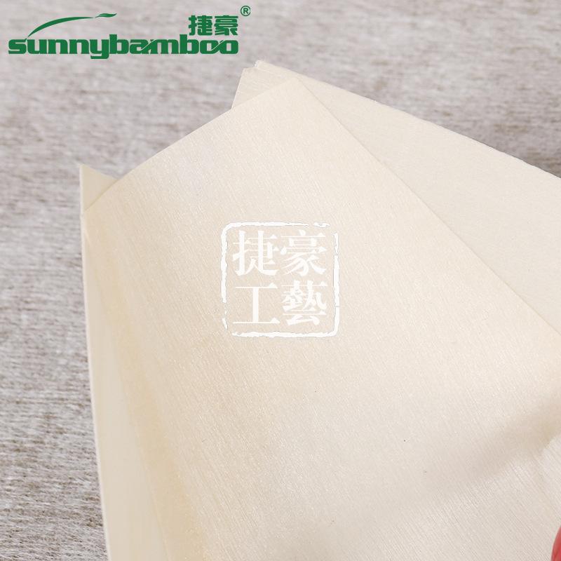 Wholesale wooden plates, disposable tableware for parties, banquets and weddings, wooden plates for banquets and parties, and wooden plates for boat sushi Application Scenario