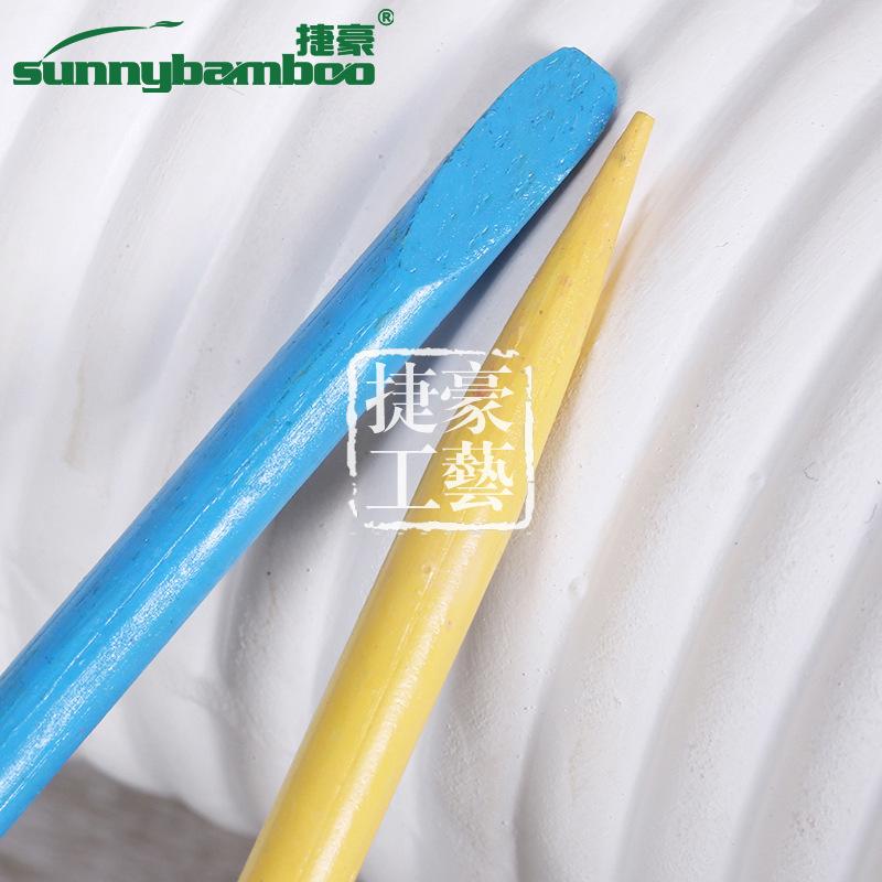 Wholesale of hand-made ice cream sticks, wooden sticks, ice cream sticks, wooden strips, Popsicle sticks and ice cream wooden sticks from colored logs Item Picture