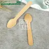 New disposable tableware, high-quality wooden pointed spoons, multi-purpose portable disposable knives, forks and spoons, wholesale from the manufacturer Application Scenario