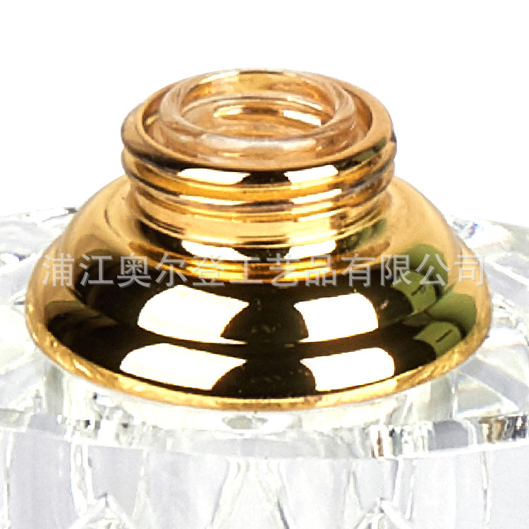 10ml Crystal Craft essential Oil bottle, Middle East Arab Country Perfume bottle, titanium crystal K9 black essential oil bottle wholesale Application Scenario