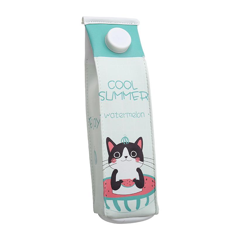 Transfronterizo especial unicornio bolsa de bolígrafo divertido regalo creativo caja de leche de dibujos animados bolsa de bolígrafo papelería creativa almacenamiento Item Picture