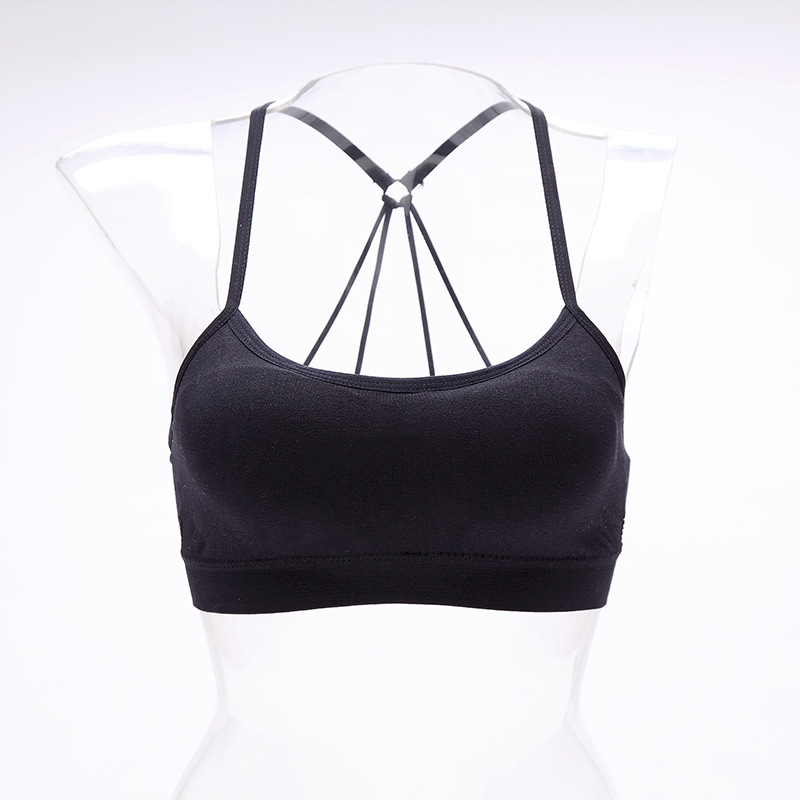 All-season sexy parachute beauty back wrap bra, anti-glare, moisture-wicking, comfortable and breathable sports bra details Picture