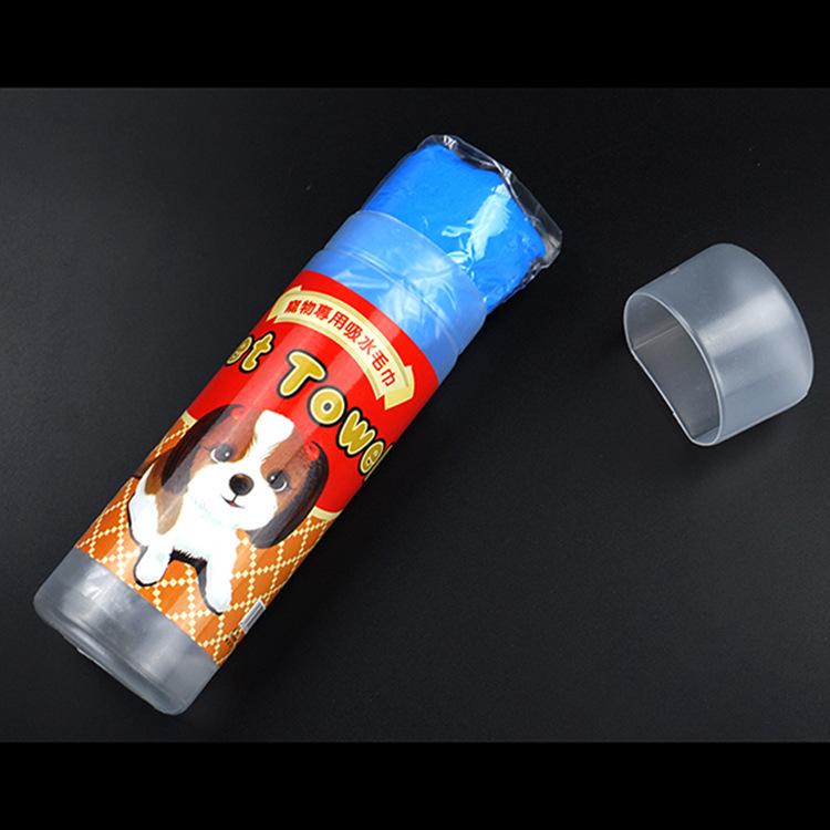 Fengpei large barrel imitation deerskin absorbent towel pet daily cleaning absorbent towel pet supplies wholesale Item Picture