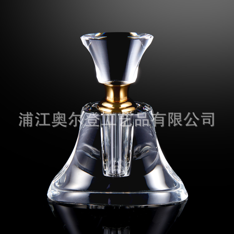 5ml精油瓶汽车载香水瓶螺口旋转透明水晶原材料精油瓶高档定制