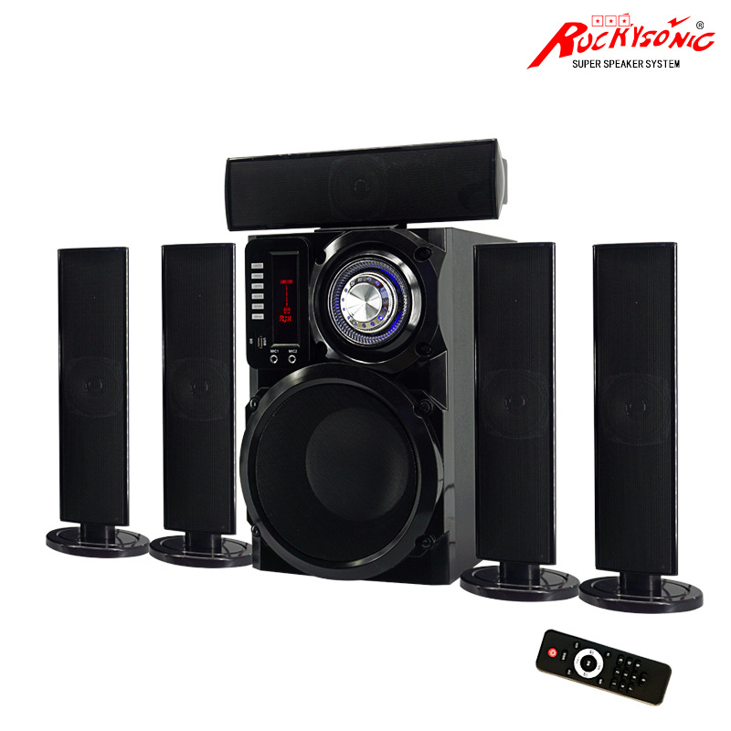 Export 5.1 Combination: Home high-power audio system, computer, TV, speakers, super subwoofer, surround sound, stereo giant cannon Item Picture