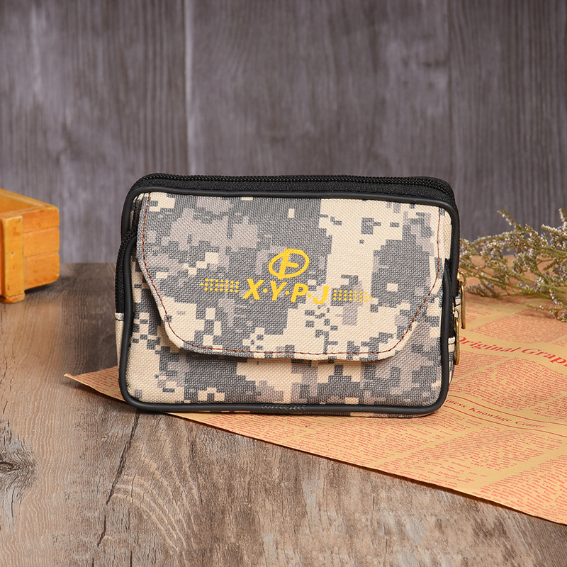 Manufacturers Wholesale Men's Mobile Phone Bag Casual Wear Belt Fanny Pack Mobile Phone Bag Multi-Functional Horizontal Waist Pack Wholesale undefined