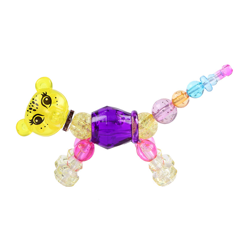 DIY beaded bracelet with magic and versatility, Chain Love Elf cartoon animal children's fun and educational toy bracelet undefined